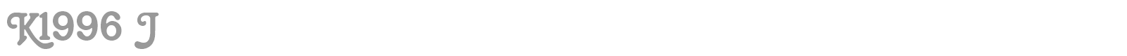 K1996 font preview